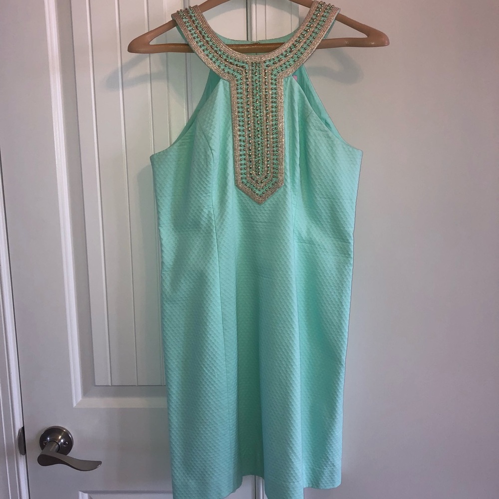 Lilly Pulitzer Aqua Shift Dress
